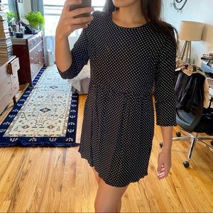 NWT Lisakai Revolve polka dot black dress M/L